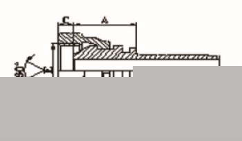 英管内螺纹60°外锥面