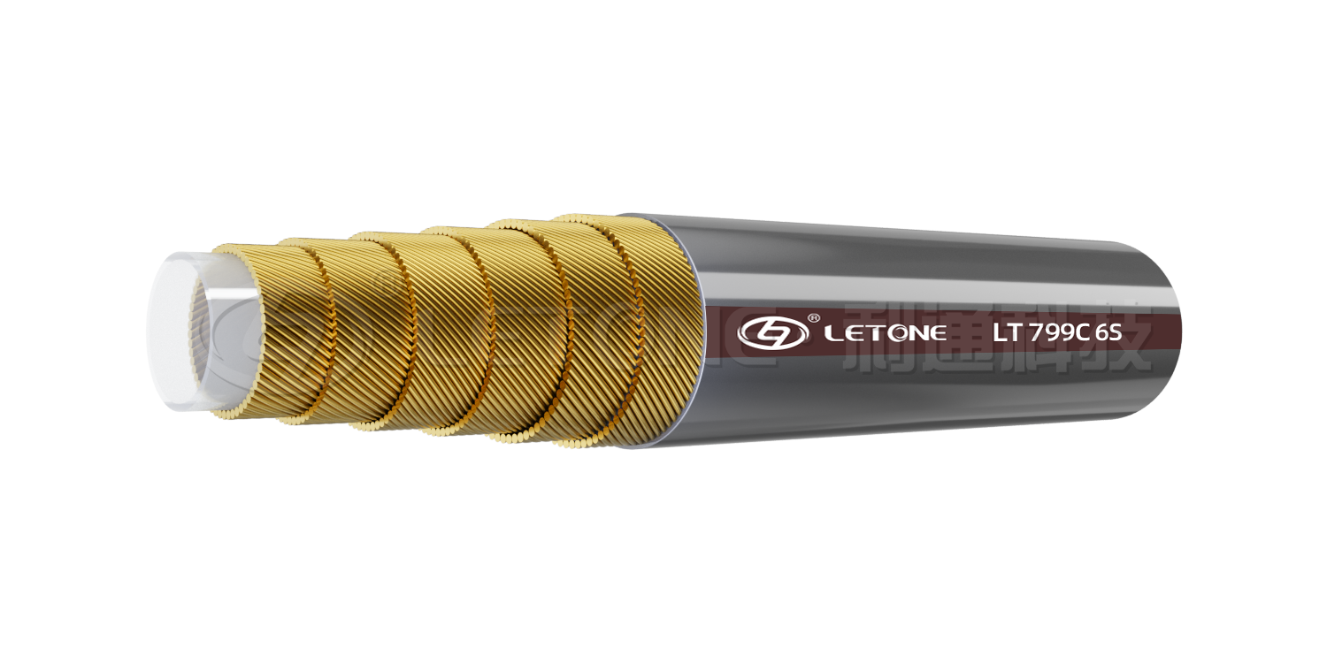 Ultra high pressure resin hose