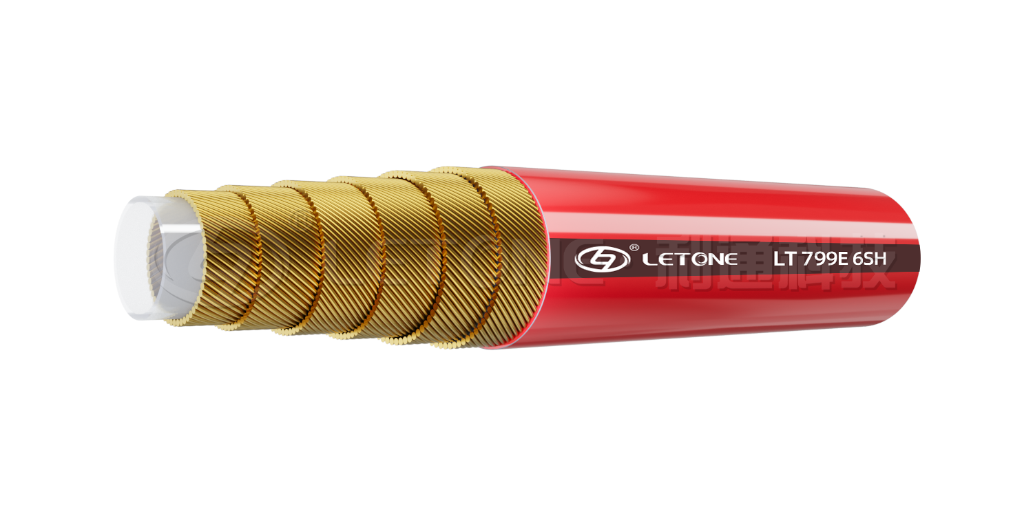 Ultra high pressure resin hose